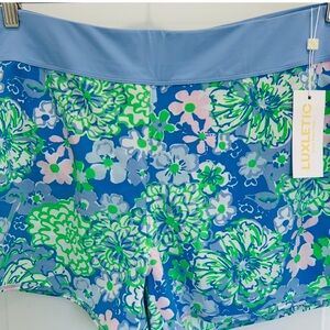 NWT Lilly Pulitzer Luxletic Shorts Sz 16